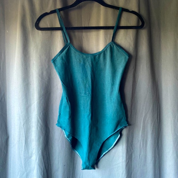American Apparel Emerald Green Bodysuit - Picture 1 of 5